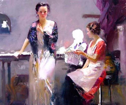Pino Daeni painting - 皮诺·丹尼尔